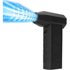 Duster Air Electric بالهواء الكهربائي ، 130000 دورة في الدقيقة قابلة للتعديل ، الرياح القوية ، وندقية الهواء المضغوطة ، مع منفاخ غبار 3-gear لتنظيف السيارة ولوحة المفاتيح والمنزل in Kuwait