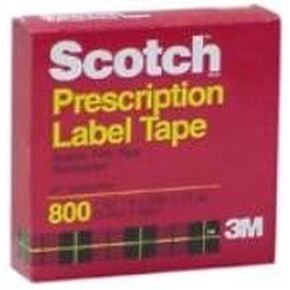 شريط ملصق Scotch Prescription ، 1 لفة 1 في × 2592 في (72 ياردة)