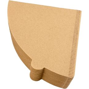 Cone Coffee Filters 2, V60 Filter, 2-4 Cup, 100 Count, Unbleached Natural Paper, No Blowout, Disposable for Pour Over Coffee Maker and Dripper