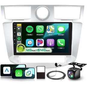 8 Core 4G+64G Android 13 Car Stereo for Chrysler Sebring 2006-2010 with DSP/Wireless Carplay/Android Auto, Sellrich 9" Touch Screen Radio with GPS WiFi Bluetooth 5.0 FM/RDS Mirrorlink Backup Camera