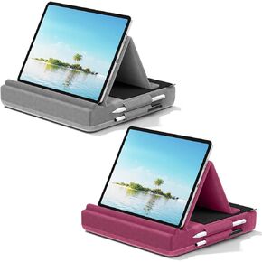 حامل وسادة اللوحات اللوحي KDD ، حامل iPad عرض متعدد الزوايا للحمة ، والسرير والمكتب متوافق مع iPad Pro 12.9 ، 10.5 ، 11 ، Air ، Mini ، الهواتف ، الكتب ، القارئ الإلكتروني