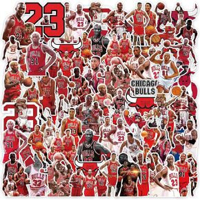 100Pcs C-B Party Stickers,Basketball Aesthetic Vinyl Sticker Decals for Water Bottle,Laptop,Phone,Scrapbook,Journaling for Kids Toddlers Teens Girls Adults Birthday Party Supplies.