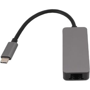 2.5G USB C to Gigabit Ethernet Adapter, Aluminum Alloy 2500Mbps High Speed LAN Network Adapter for Laptops Tablets Smartphones