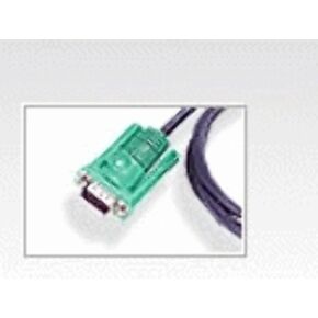 Aten 2l-5201u Keyboard/Video/Mouse (kvm) Cable - 4 Pin USB Type A, Hd-15 (m) - 15