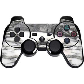 Skinit Decal Gaming Skin for PS3 Dual Shock Wireless Controller - Originally Designed Grey Marbling Design
