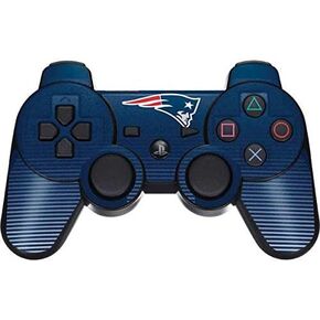 Skinit Skinit Gaming Gaming Skin متوافق مع وحدة التحكم اللاسلكية Dual Frook PS3 - NFL NEF New England Patriots Design