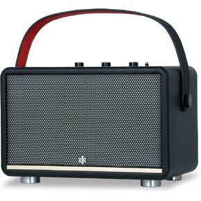 RTR-BIC America A1 Elite Portable Speaker ، 80W صوت عالي الطاقة ، برامج تشغيل مزدوجة ، إقران TWS ، بطارية 15 ساعة ، مصابيح RGB ، Bluetooth 5.3 ، USB & Aux-in ، متين ، مثالي مثل مكبرات الصوت المنزلية