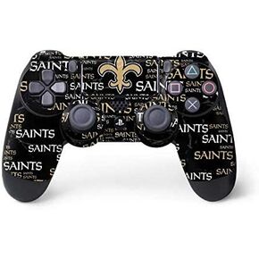 Skinit Decal Gaming Skin Compatible with PS4 Controller - Officially Licensed NFL New Orleans Saints Gold Performance Series Design