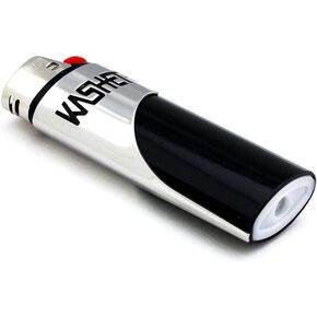 Kasher’s Cutout Lighter Tool - Lightweight & Multi Tool Accessory for Lighters - Suitable to use as Pipe Cleaner, Cutter, etc (with Lighter, Silver)