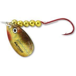NORTHLAND TACKLE BAITFISH Spinner RIGS / 60" Snell / #1 HK / 1 Pack/Gold Shiner