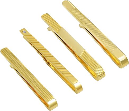 Tie Clip for Men Black, 2.5 Inch Tie Bar and Tie Pin Clip for Skinny Ties, Unique Mens Tie Clip Tie Clasp Black Suitable for Wedding Anniversary Business Professional and Best Gifts in Saudi Arabia