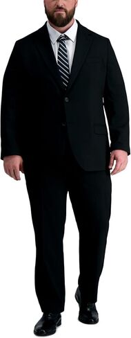 Haggar Men's Big and Tall Premium Tailored Fit Suit Separate, Blue BT-Jacket, 54 R in Kuwait