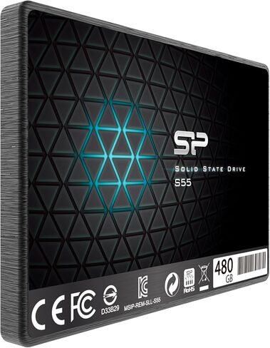 Silicon Power S55 480GB 2.5 "7MM SATA III DRIVE SOLID SOLD DRIVE SP480GBSS3S55S25 in Kuwait