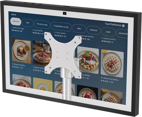 جدار الحائط للعرض 15/21 ، جبل القابل للتعديل والدوار ، قوس الألمنيوم الثقيل ، التثبيت السهل ، إدارة الكابلات ، مناسبة للعرض 15 (1 ، 2) و 21 (الفضة) in Kuwait