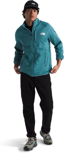 THE NORTH FACE Men's Canyonlands Full Zip Jacket, Shady Blue Heather, X-Large in Saudi Arabia