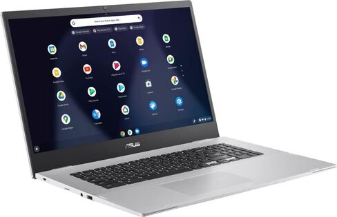 ASUS 17.3 Inch FHD Chromebook Laptop | Intel Celeron N4500, Dual-Core Processor | 4GB Ram, 64GB eMMC | Mineral Grey | WiFi 6 | 10 HR Battery | LED Backlight | Google Assistant | Intel UHD Graphcs in Saudi Arabia