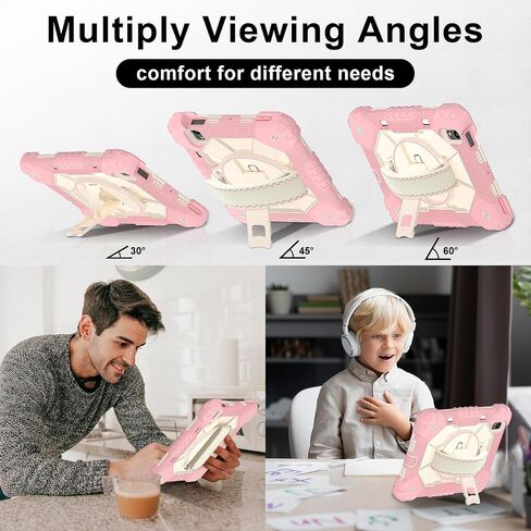 Anti-yellowing tablet cover Case Compatible with iPad Mini 7 (A17 Pro) 2024/Mini 6 Case 8.3-Inch 2021 Case with Pencil Holder, 360 Degree Rotating Multi-Function Grip Bracket+Shoulder Strap Full Prote in Saudi Arabia