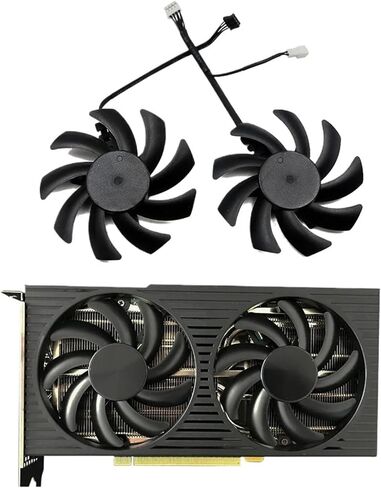 82 مم FDC10H12S9-C RTX3060 3060TI مروحة تبريد بطاقة GPU GPU (2PCS) in Saudi Arabia