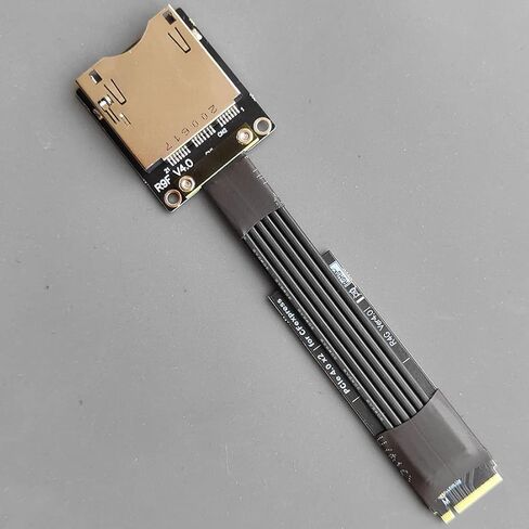 JMT CFexpress Type B to M.2 NVMe 2280 Key-M SSD PCIe 4.0 Extension Cable CFe Converter Compatible for Canon R5 Nikon Z6Z7 Xbox Storage Card Adapter (25cm,R94ST) in Saudi Arabia