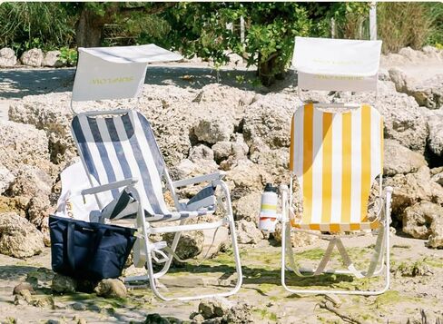 Sunflow The Tall Sand Dune Premium Beach Chair ، محمول ، مقاوم للصدأ ، متسكع قابل للتعديل مع UPF أكثر in Kuwait