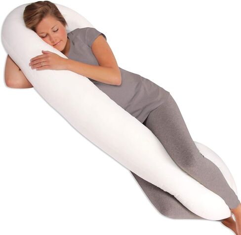 ليشكو وسادة سوبريم للحمل/ الامومة لكامل الجسم من سنوجل® مع غطاء بسحاب قابل للازالة - عاجي in Kuwait