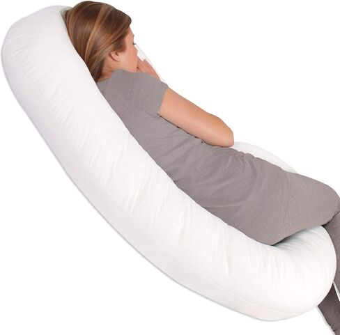 ليشكو وسادة سوبريم للحمل/ الامومة لكامل الجسم من سنوجل® مع غطاء بسحاب قابل للازالة - عاجي in Kuwait