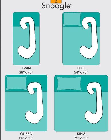 ليشكو وسادة سوبريم للحمل/ الامومة لكامل الجسم من سنوجل® مع غطاء بسحاب قابل للازالة - عاجي in Kuwait