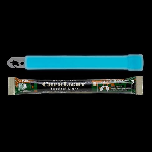 Cyalume Military Grade White Glow Sticks - Premium Bright 6" ChemLight Emergency Glow Sticks with 8 Hour Duration (Bulk Pack of 10 Chem Lights) in Saudi Arabia