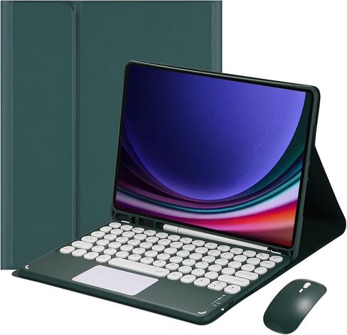 Keyboard Case for Samsung Galaxy Tab S6 Lite 10.4" 2024/2022/2020- Multi-Touch Trackpad, Detachable Wireless Keyboard Folio Tablet Case,Purple in Kuwait