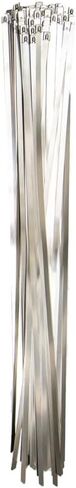 14-inch UV Resistant Stainless Steel Cable Tie, 350-lb Tensile Strength, UL 2 Listed, 100-Pack in Kuwait