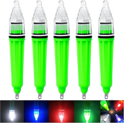 Underwater Light Deep Drop Fishing Light Waterproof Flashing Attractive Light Fishing Lamp Bait Lure Tools Fishing Equipment 5 Colors in Saudi Arabia