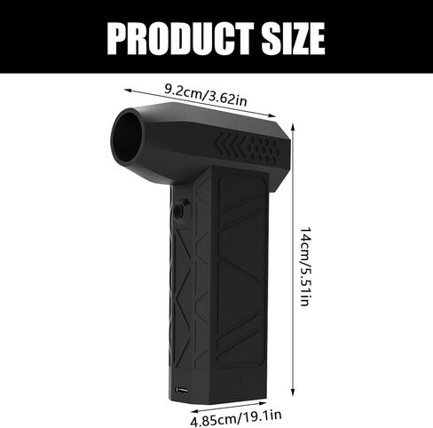 Duster Air Electric بالهواء الكهربائي ، 130000 دورة في الدقيقة قابلة للتعديل ، الرياح القوية ، وندقية الهواء المضغوطة ، مع منفاخ غبار 3-gear لتنظيف السيارة ولوحة المفاتيح والمنزل in Kuwait