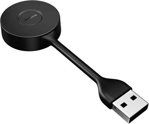 Jabra Link 400 USB -A ADAPTER DECT - دونجل محمول ودائم مع ما يصل إلى 150 مترًا من النطاق اللاسلكي الآمن لمحلات سماعات اللاسلكية المختارة - UC متغير - أسود in Saudi Arabia