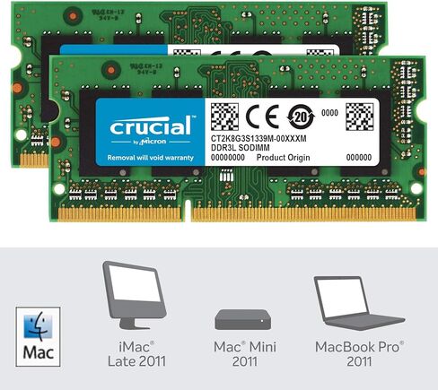التكنولوجيا الحاسمة 8 جيجا بايت ، 204 دبوس SODIMM ، DDR3 PC3-10600 ، in Kuwait
