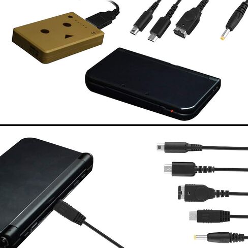 Zerone 5 in 1 Charger USB Cable for NDS LL/XL 3DS Multi-Function Fast Charging Cable Multi-Interface Design [Video Game] in Saudi Arabia