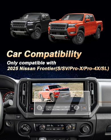 2025 حامي شاشة Nissan Pathfinder-2 PCS حامي شاشة التنقل 9 بوصة 9 بوصة لعام 2022-2025 باثفايندر (SL/Platinum) مضادات الفصح-HD واضحة وسهلة التثبيت (حزمة) in Kuwait