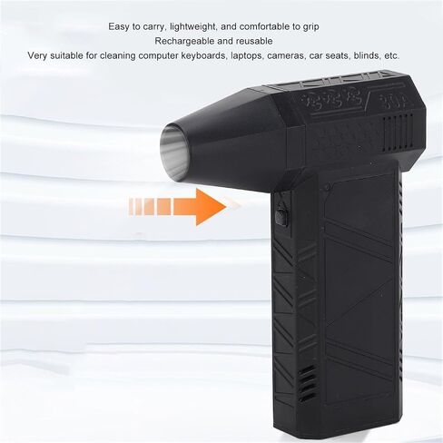 3 Speed Air Duster, Electric Air Duster 200W Powerful Handheld Fan Blower with Rechargeable Lithium Battery in Saudi Arabia