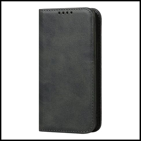 Frolan for iPhone 13 Wallet Case Preium PU Leather مع حامل البطاقة فتحة الائتمان كتاب Flio Magnetic Folio Drop Protection Cover for iPhone 13 6.1 inch (Black) in Saudi Arabia