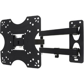 Adjustable Frosted Material TV Wall Mount Bracket Flat Panel TV Frame with Accessories for 17-32 Inch LCD LED Monitor Flat Pan