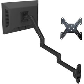 7013 15“"-32" 17“-38" Mechanic Spring Aluminum Steel LCD Monitor Mount Tv Wall Bracket Long Arm 840mm 1-10kg 3-11kg 100x100(with Adaptor 2)