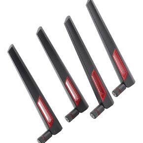 هوائي 8dbi ، مناسب لجهاز التوجيه المزدوج ، أضف المزيد من الطاقة والمسافة لشبكتك (4pcs)