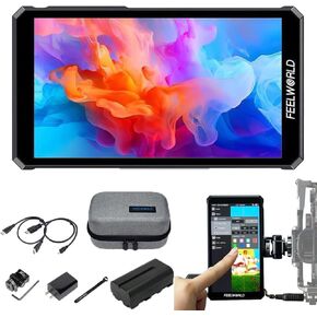 FEELWORLD PS6 5.5 Inch OLED Vertical Horizontal Camera Field Video Monitor Touch Screen 4K HDMI