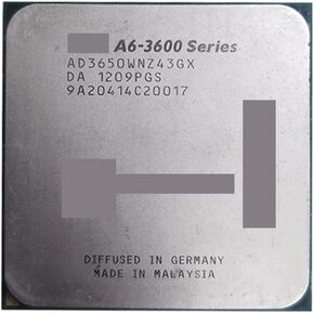 A6-Series A6-3650 A6 3650 2.6 GHz رباعي النواة CPU AD3650WNZ43GX Socket FM1