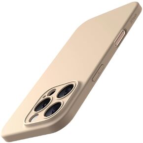 Jetech Slim Case لـ iPhone 16 Pro Max 6.9 بوصة مع حماية كاملة من عدسة الكاميرا ، وغطاء هاتفي واقعي خفيف الوزن للغاية (Titanium الأسود)