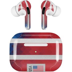 Skinit Decal Audio Skin Compatible with AirPods Pro 2nd Gen - USA Soccer Flag Design