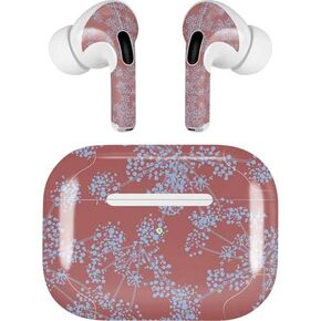 Skinit Decal Audio Skin Compatible with Apple AirPods Pro (2rd Gen, 2022) - Skinit Originally Designed Airy Blue Floral Design