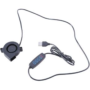 USB 5V يعمل بمنفف التبريد USB 5V مع مروحة 50x50x15mm قابلة للتعديل 3500 دورة في الدقيقة مع مروحة تبريد المفاتيح للكمبيوتر ثلاثي الأبعاد طباعة
