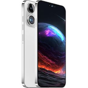 Unlocked Android Phone A15 PROMAX Android 13 Cell Phone with Dynamic Island 6GB+256GB 6800mAh,Fast Charging,HD Screen 48MP+108MP Camera Cell Phone with 5G Dual SIM Smart Phone (Gold)