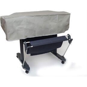 The, Silver Gray Nylon Short Cover for Epson SureColor T7270 Single Roll Edition Printer, Anti Static Waterproof Dimensions 64''W x 30''D x 12''H by The LLC
