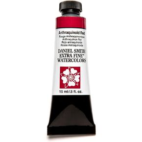 Daniel Smith Extra Fine Watercolor Paint, 15ml Tube, Anthraquinoid Red, 284600005, 0.5 Fl Oz (Pack of 1)